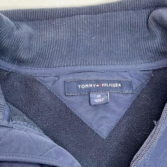 Tommy Hilfiger navy blue classic full zip jacket size M - Picture 15 of 16